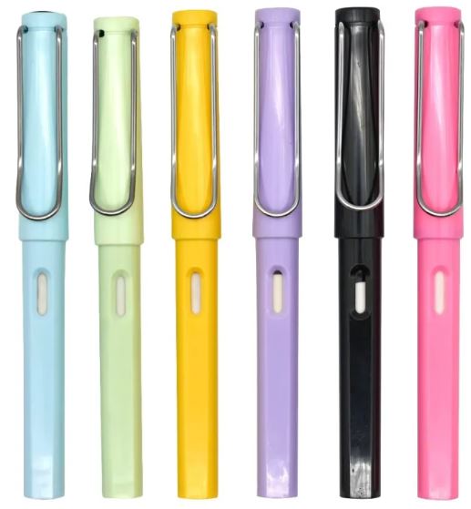 PACK OF 6 Unlimited/Infinity Magic Pencil with Eraser. Replacement Nibs Tree-Friendly Cute Forever Pencil for Kids Writing, Sketch, Drawings Pens Inkless Pen