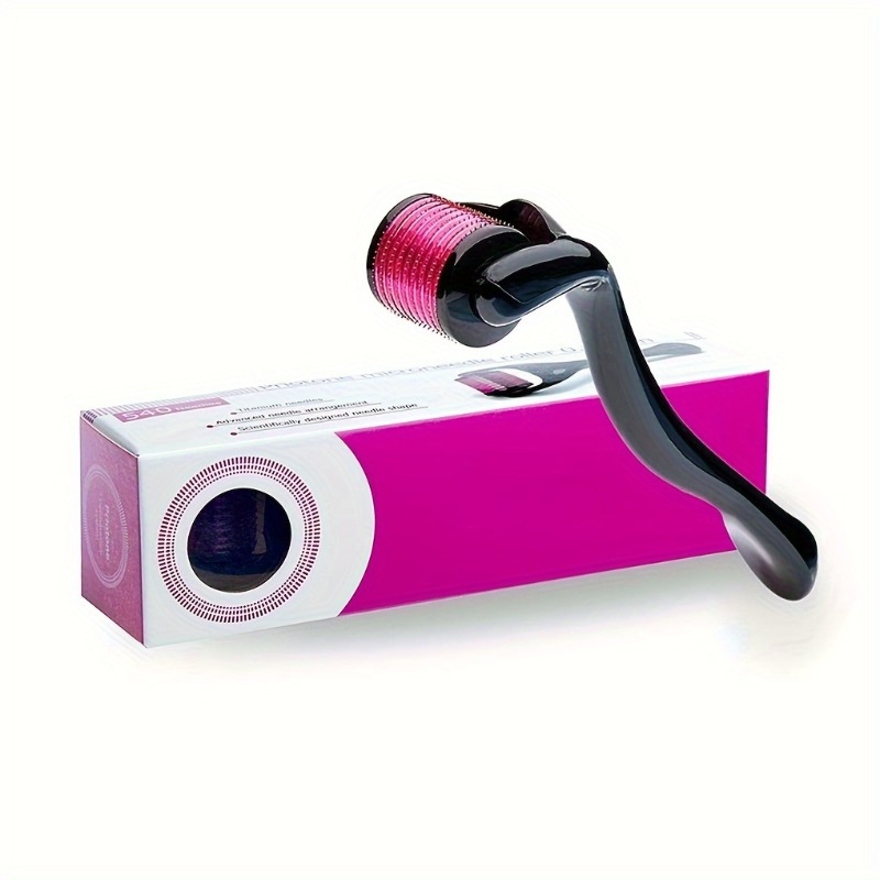 Meso Roller 0.5mm MicroNeedle Derma Roller for Scars Wrinkles Skin Sagging Stretch Marks Cellulite Anti Aging & Better Skincare Absorption  Roller Hair & Skin Micro Needling Rejuvenation System
