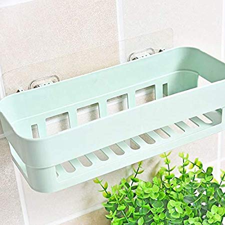 Bathroom Storage Rectangular Rack Organizer No Drill for Shower Soap Shampoo Holder Toilet Storage Accessories with Drainage hole