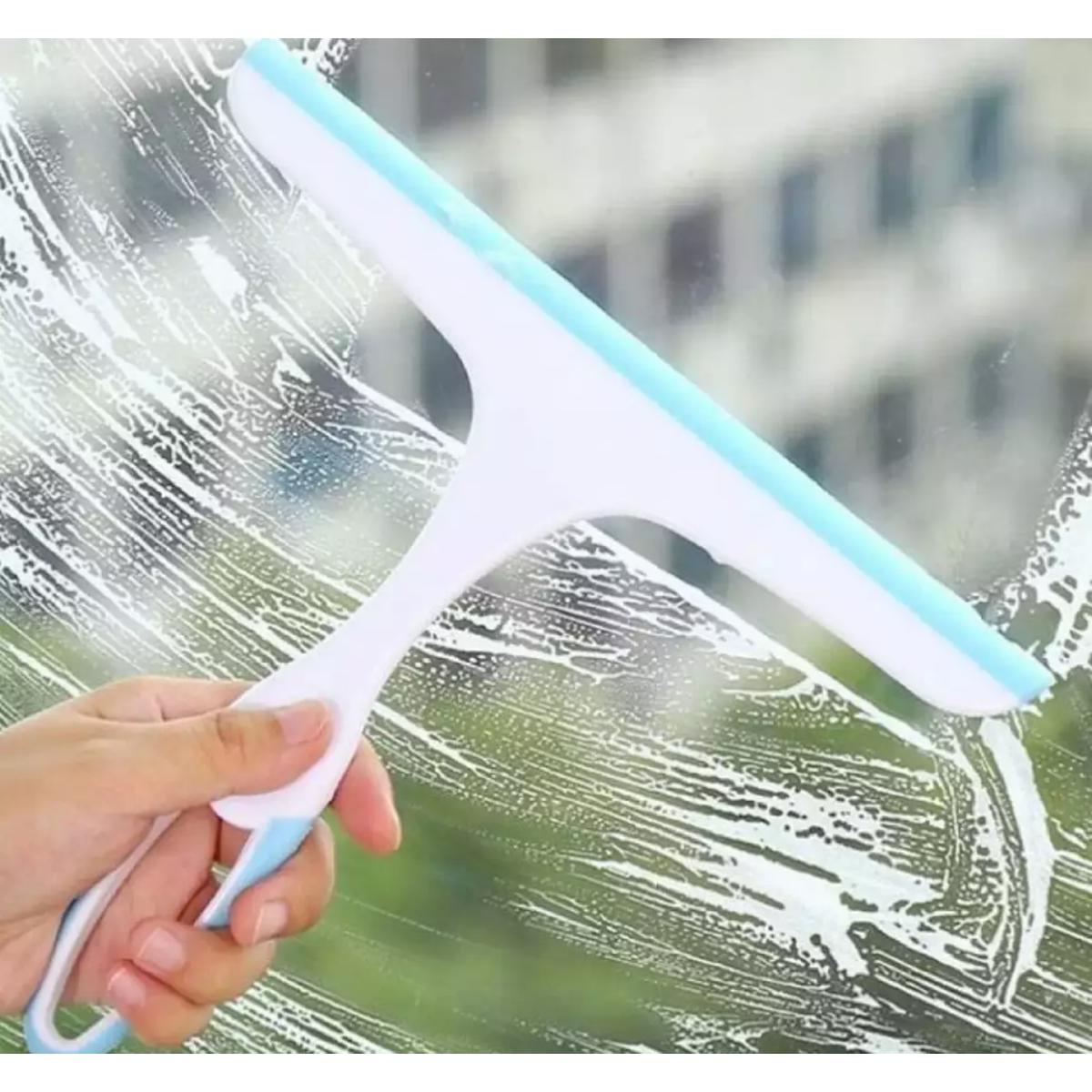 Practical Soft Glass Scraper Wiper Window Brush Cleaner Car Window Washing Kitchen bathroom Home Multipurpose Tools 25x22cm