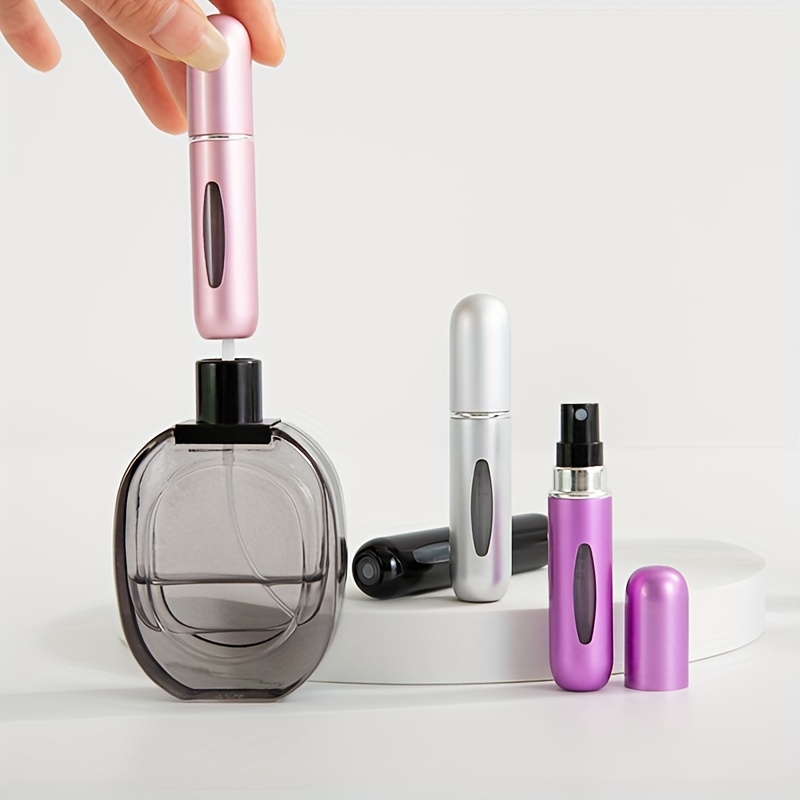 Refillable 5ml Refillable Mini Perfume Spray Bottle Aluminum Spray Atomizer Portable Travel Cosmetic Container Perfume Bottle
