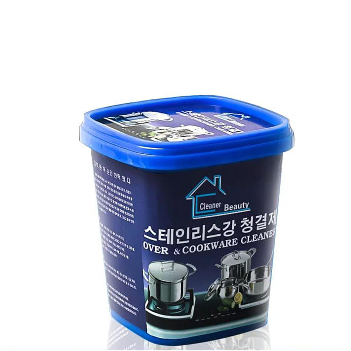 Powerful Stainless Steel Cookware Cleaning Paste Household Kitchen Cleaner Washing Pot Bottom Scale Strong Cream Detergent 800 Gram