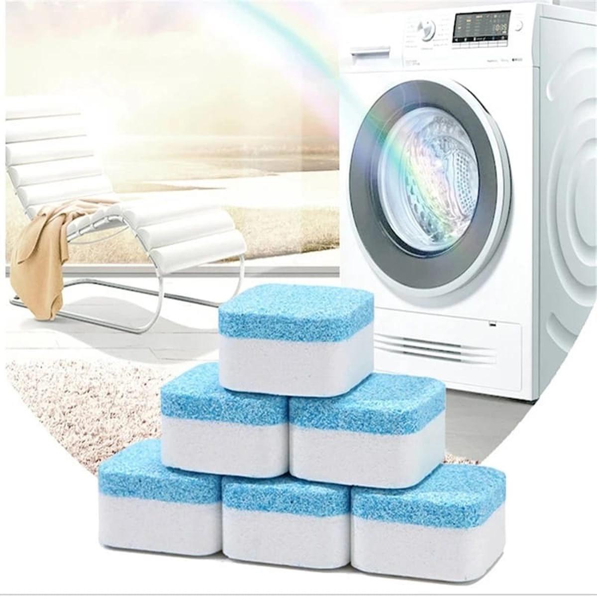 New 12 pcs Washing Machine Cleaning Tablets bacteria remover Cleaning detergent tablets Laundry Expert Detergent Deep Cleaner Washing Machine Slot Cleaner home cleaning tool