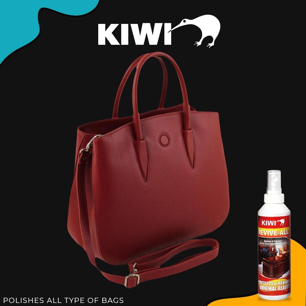 Kiwi Revive All Spray Red Renew & Polish Wood Vinyl & Leather 250ML