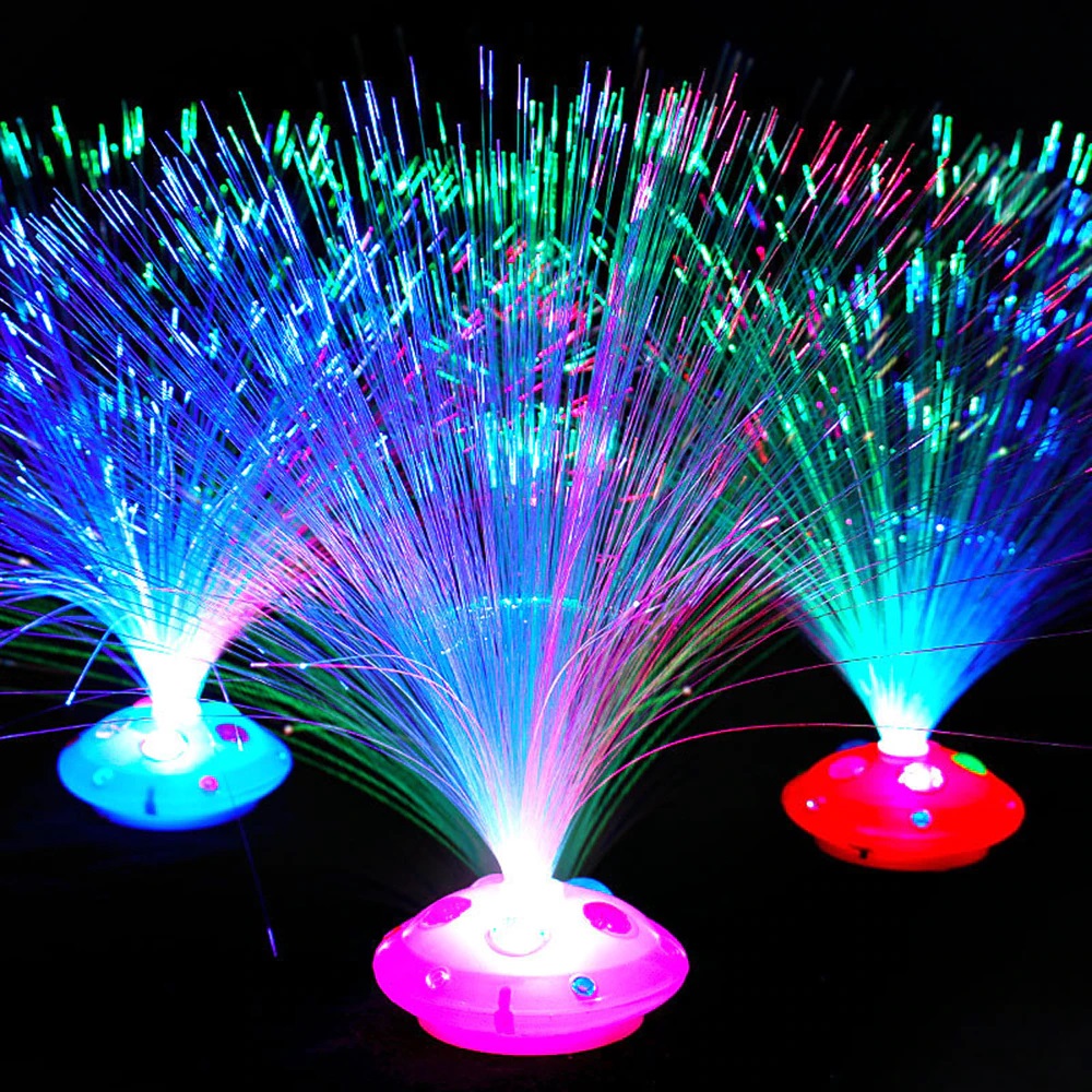 Fiber Optic Lamp Gypsophila Toys Home Desktop Vase Decoration Bar Shop Atmosphere Lights Festival Birthday Gifts Night Lights