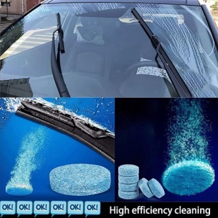 4PCS Car Windshield Glass Washer Cleaner Compact Effervescent Tablets Detergent Car Beauty Tool Car Accessaries