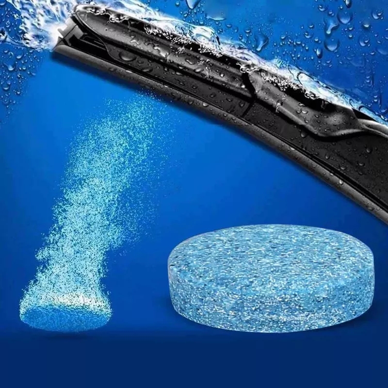 4PCS Car Windshield Glass Washer Cleaner Compact Effervescent Tablets Detergent Car Beauty Tool Car Accessaries