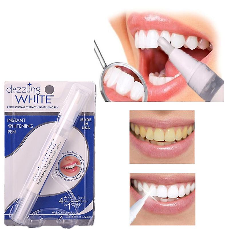 Natural Teeth Whitening Gel Pen Removes Plaque and Stains Clean Teeth Serum