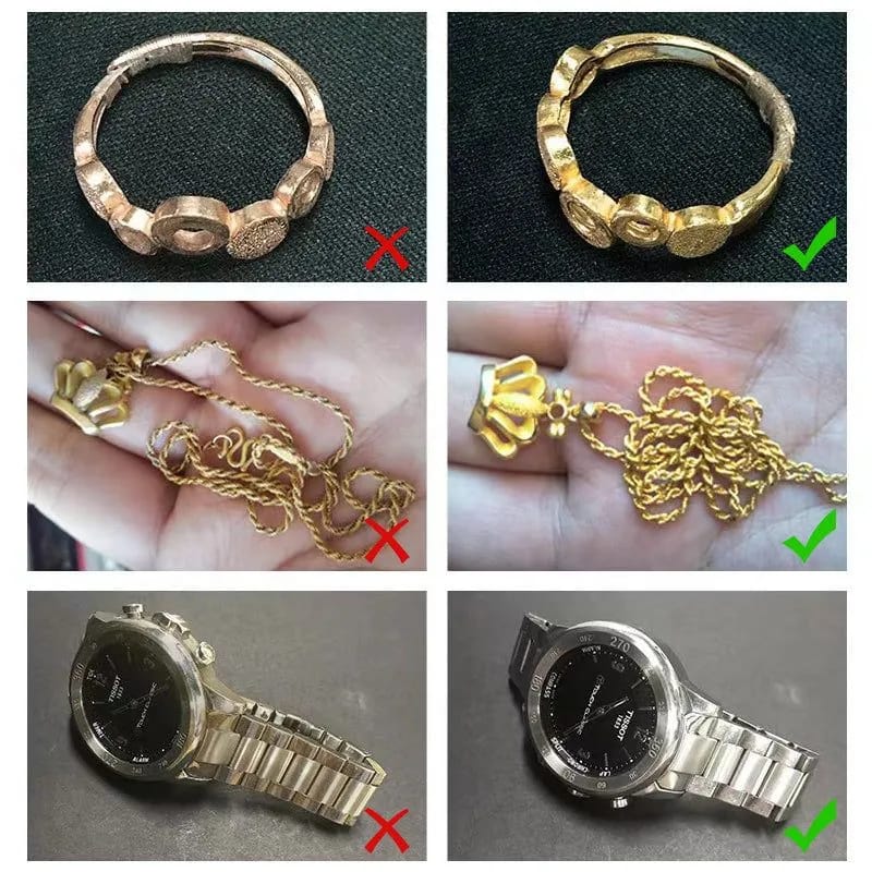 2023 Newly Jewelry Polish Cleaner and Tarnish Remover for Silver Jewelry Antique Silver Gold Brass Jewelry Cleaner Cleaning