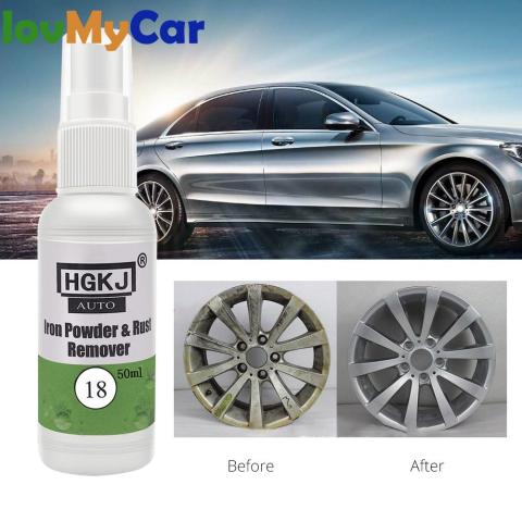HGKJ 18, 50ml Car Paint Wheel Iron Powder Rust Remover Auto Window Cleaner Car Cleaning Car Accessories