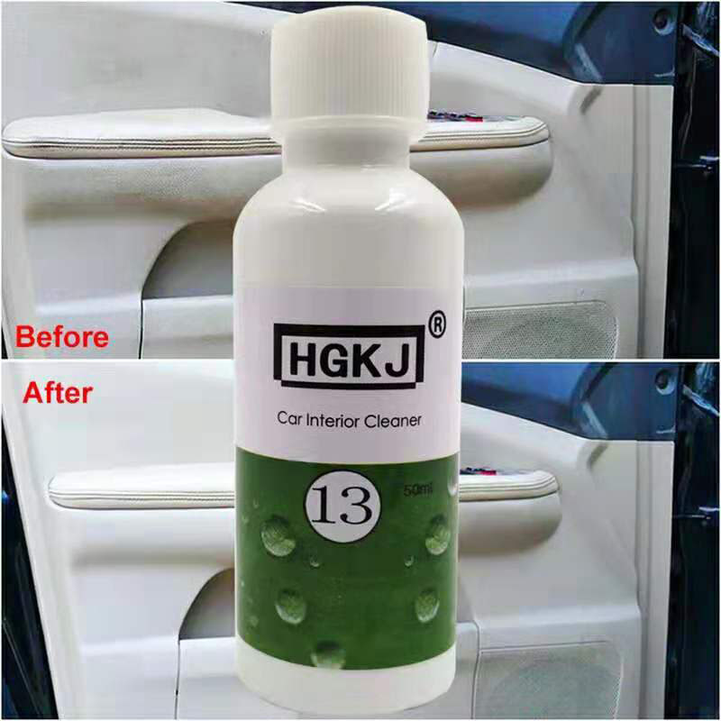 HGKJ 13, 50ML Car Leather Seat Interior CleanerPlastic Foam Cleaner Repair Tool Sofa Repair Kit Auto Interior Care Maintenance