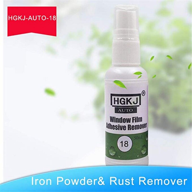 HGKJ 18, 50ML Car Anti Rust Spray Wheel Steel Powder Polishing Chrome Paint Rust Remover Scratches Repair Car Cleaning