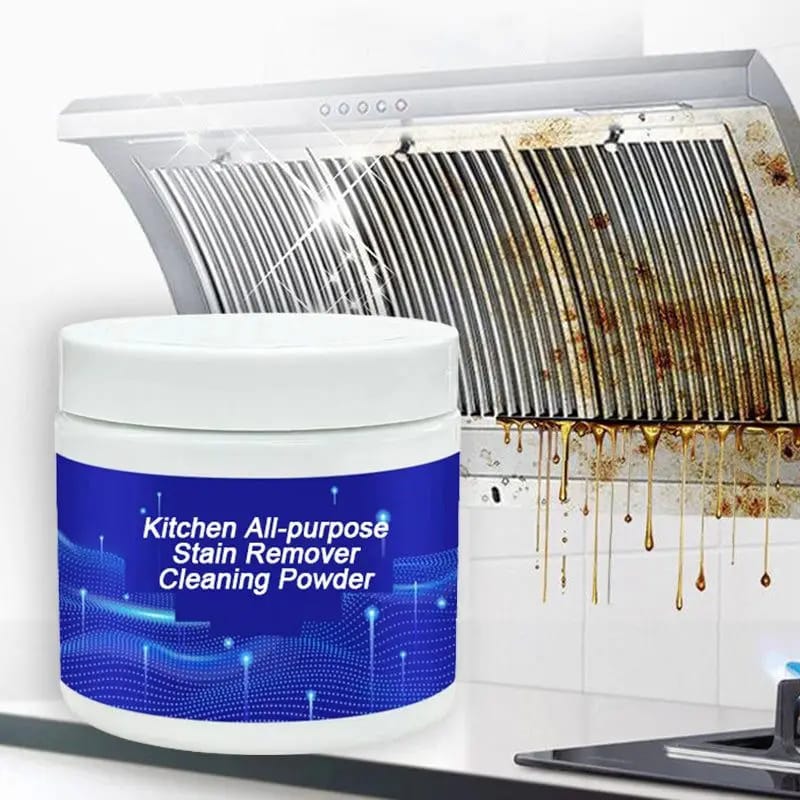 "Revolutionize Your Kitchen Hygiene with Our 250g All-Purpose Heavy Oil Cleaner Foam Powder: Your Ultimate Stain Remover for Effortless Bubble Cleaning and Deep Grease Removal!"