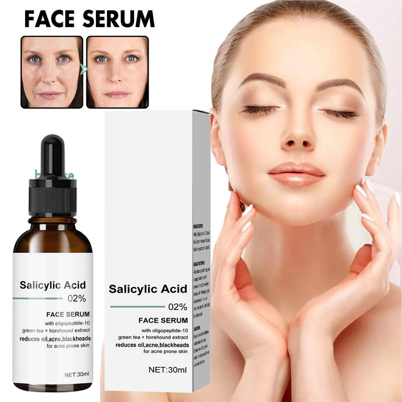 Salicylic Acid Pore Shrink Face Serum Repairs Large Pores Salicylic Acid Essence Anti-wrinkle Facial Serum Oil Control face Care 30ML