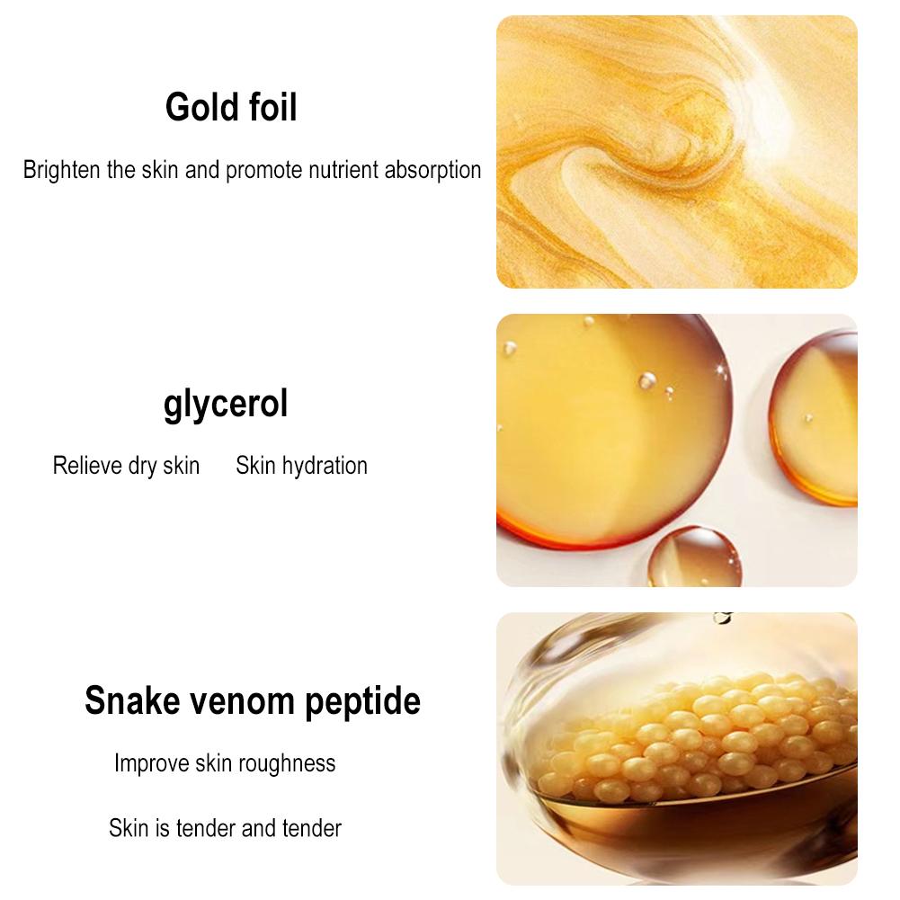 Retinol Gold Mask Deep Moisturizing Brightening Anti-aging Lifting Oil Tear-off Wrinkle Shrink Mud Mask Firming Control Facial 100ML