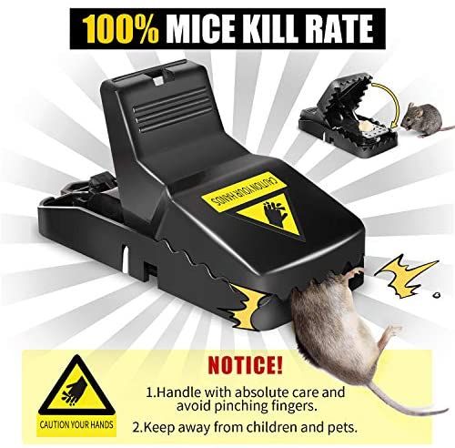 Y.M Traders Rat Trap Big Size Mouse Trap High Quality Plastic Mice Catcher Reusable Washable Easy Effective Strong Springs Rat Killer For Households