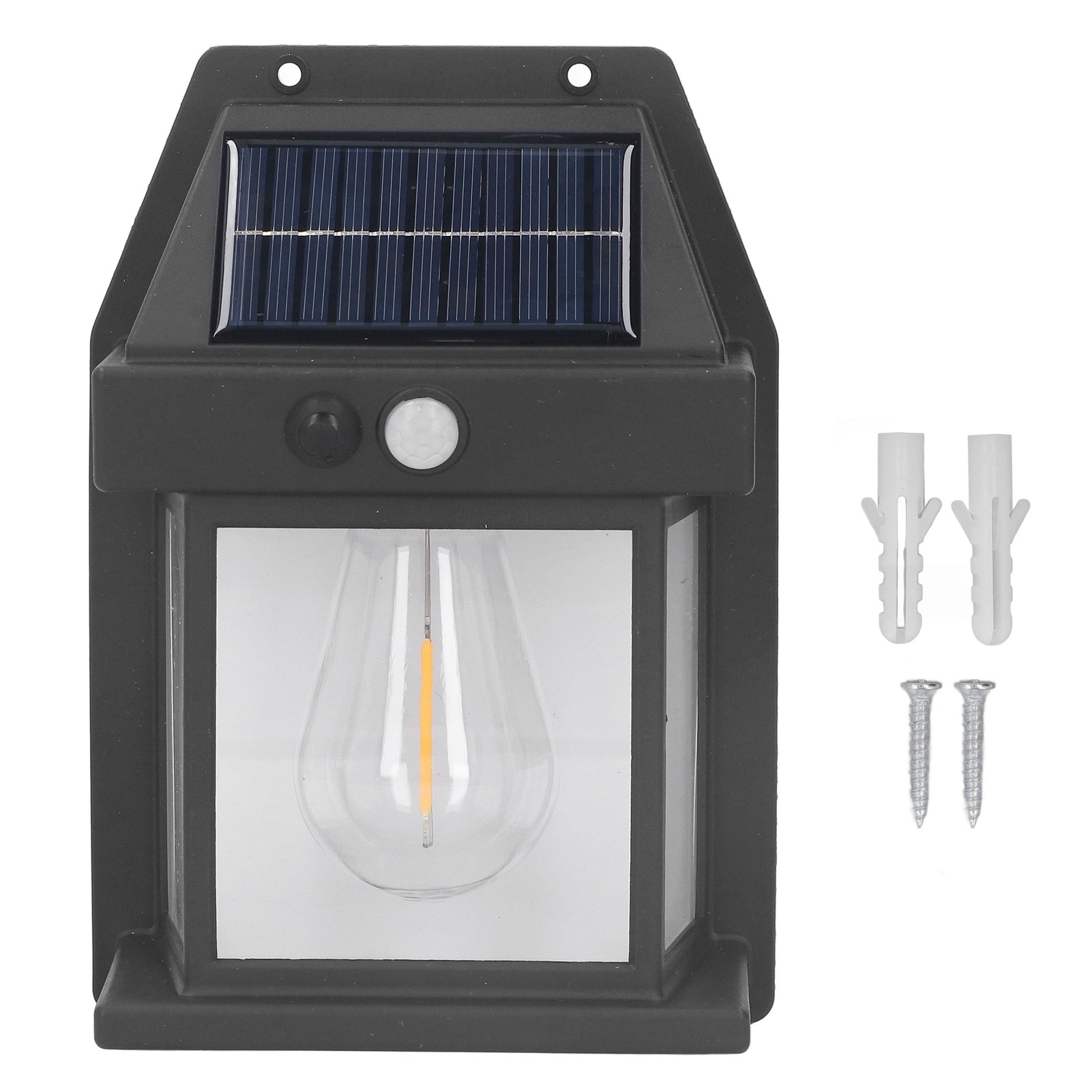 Solar Tungsten Night Lamp Intelligent Motion Sensor Wall Lamp Waterproof Solar Light Outdoor Courtyard Garden Decoration Lantern