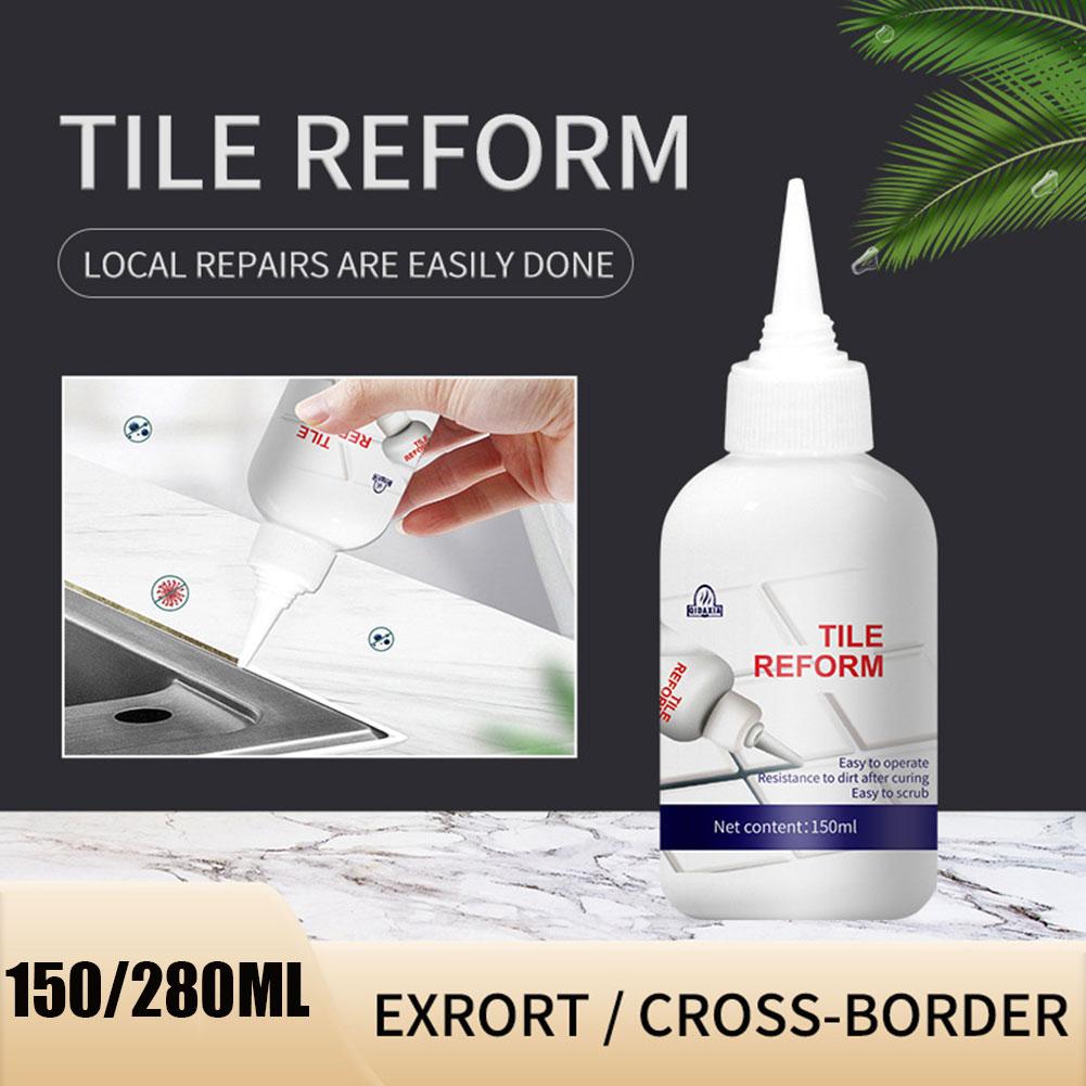250ml Ceramic Tile Filler Waterproof Mildew Repair Agent Wall Porcelain Ceramic Seam Home Bathroom Beauty Tile Clean Agent