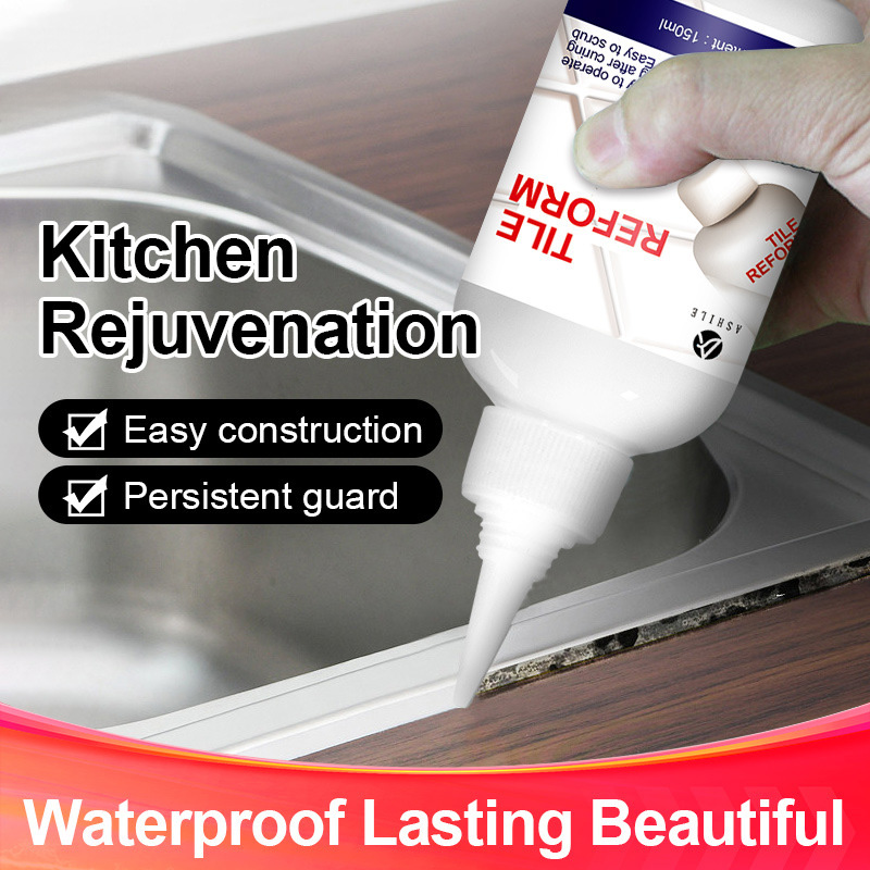 250ml Ceramic Tile Filler Waterproof Mildew Repair Agent Wall Porcelain Ceramic Seam Home Bathroom Beauty Tile Clean Agent