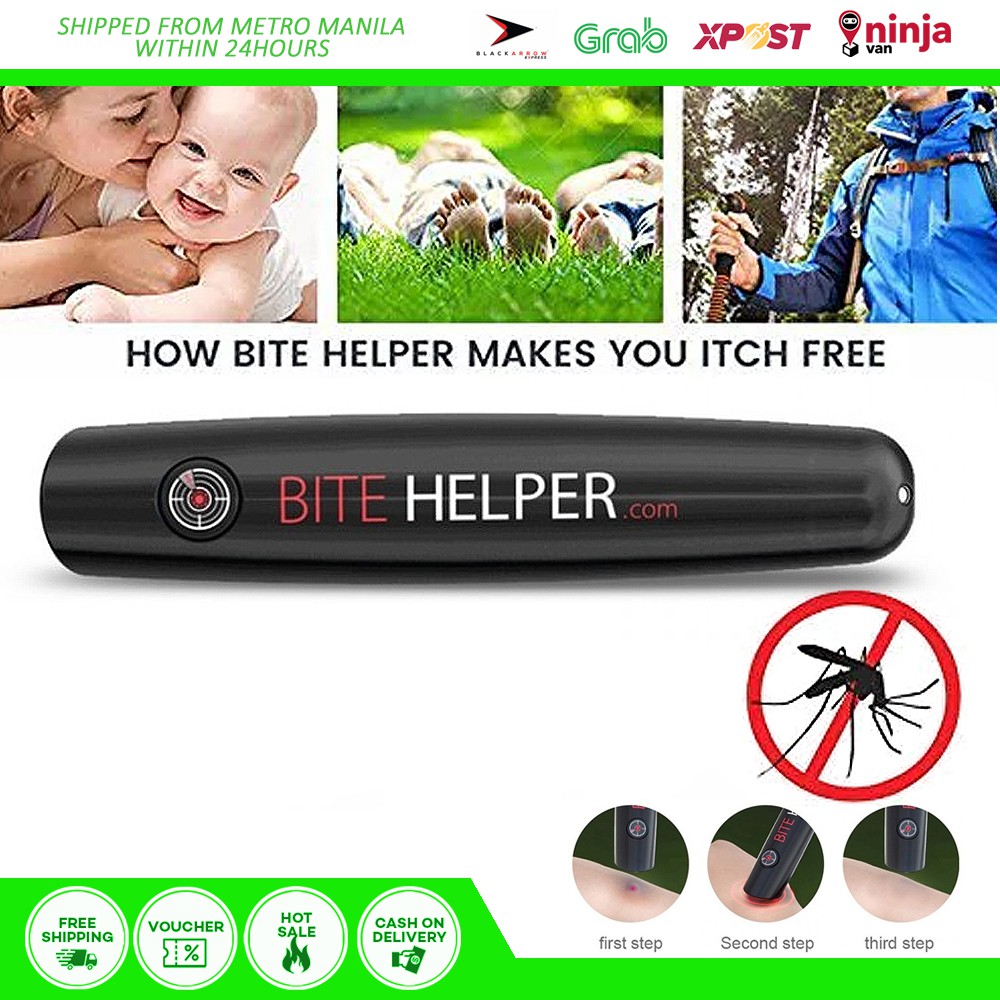 Mosquito Antipruritic Device Bite Soothes and Reduces Swelling Universal Adult Children Essential for Outdoor Camping Summer