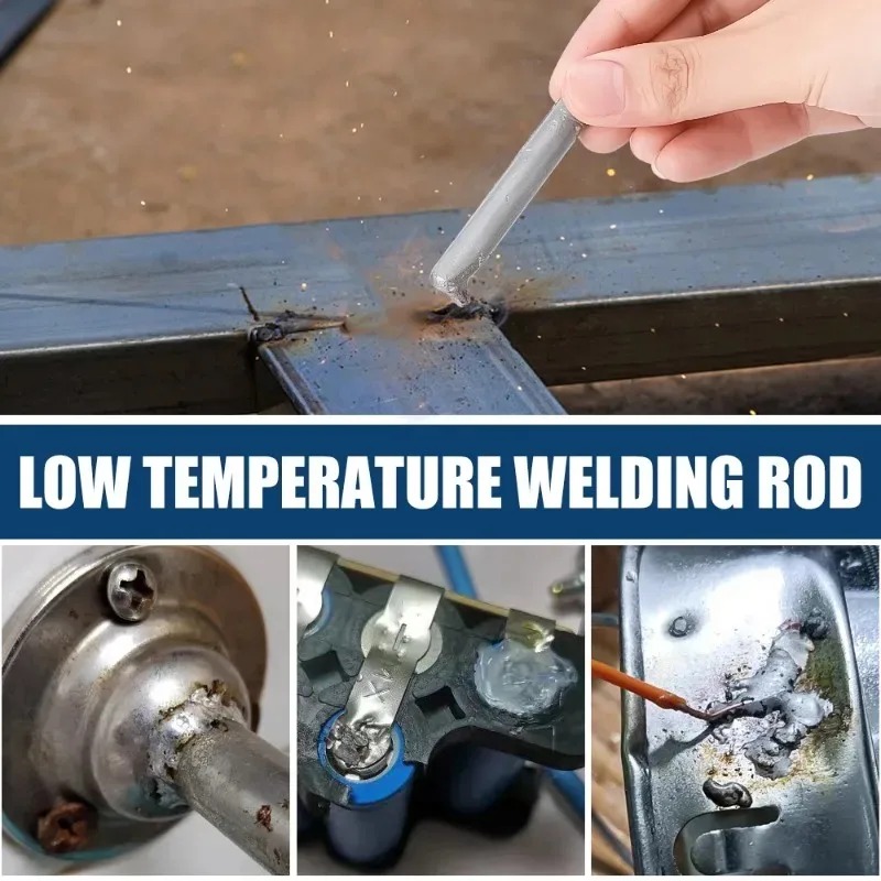 3Pcs Copper Aluminum Welding Rods / Low emperature Easy Melt Welding Bar / Universal Iron Stainless Steel Repairing Tool / No Need Solder Welding Sticks / Home Improvement
