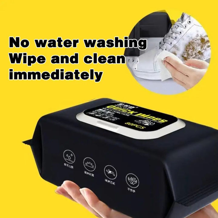 Pack 80 Pcs original shoe cleaning pads wet wipes remove dirt Deep cleaning Shoe wipes