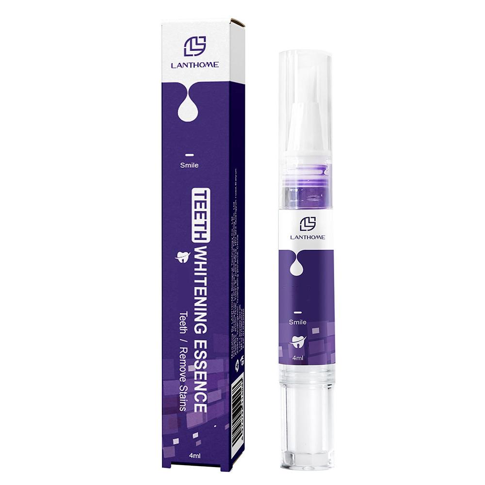 Hismile V34 Teeth Whitening Pen Purple Whitening Toothpaste Dental Whitening Tartar Removal Tooth Cleaning Effective Teeth Whitener 4ml