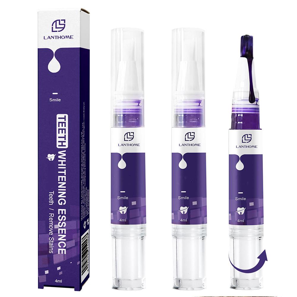 Hismile V34 Teeth Whitening Pen Purple Whitening Toothpaste Dental Whitening Tartar Removal Tooth Cleaning Effective Teeth Whitener 4ml