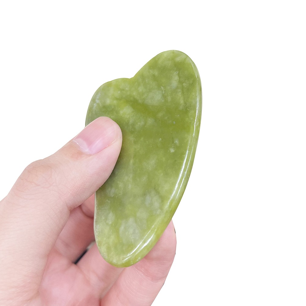 Jade Roller, Gua Sha, Face Roller, Facial Beauty Roller Skin Care Tools, Rose Quartz Massager for Face, Eyes, Neck, Body Muscle Relaxing and Relieve Fine Lines and Wrinkle with Gua Sha
