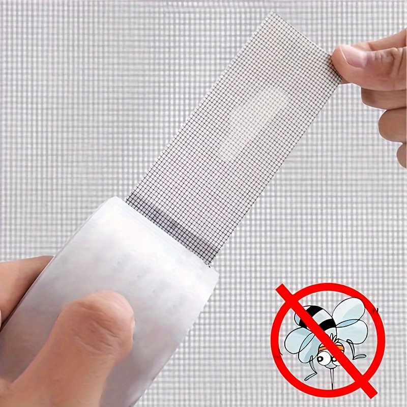 5x200cm Screen Repair Tape Window Door Waterproof Mosquito Net Patch Self-adhesive Super Fix Mesh Netting Broken Holes Tool