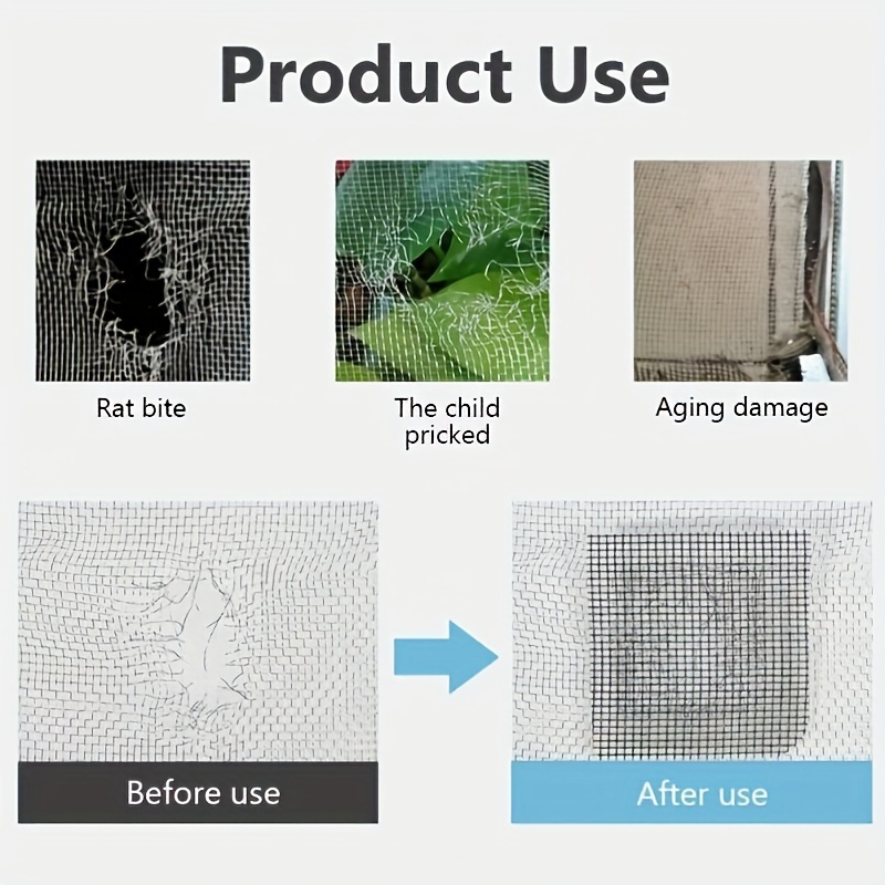 5x200cm Screen Repair Tape Window Door Waterproof Mosquito Net Patch Self-adhesive Super Fix Mesh Netting Broken Holes Tool