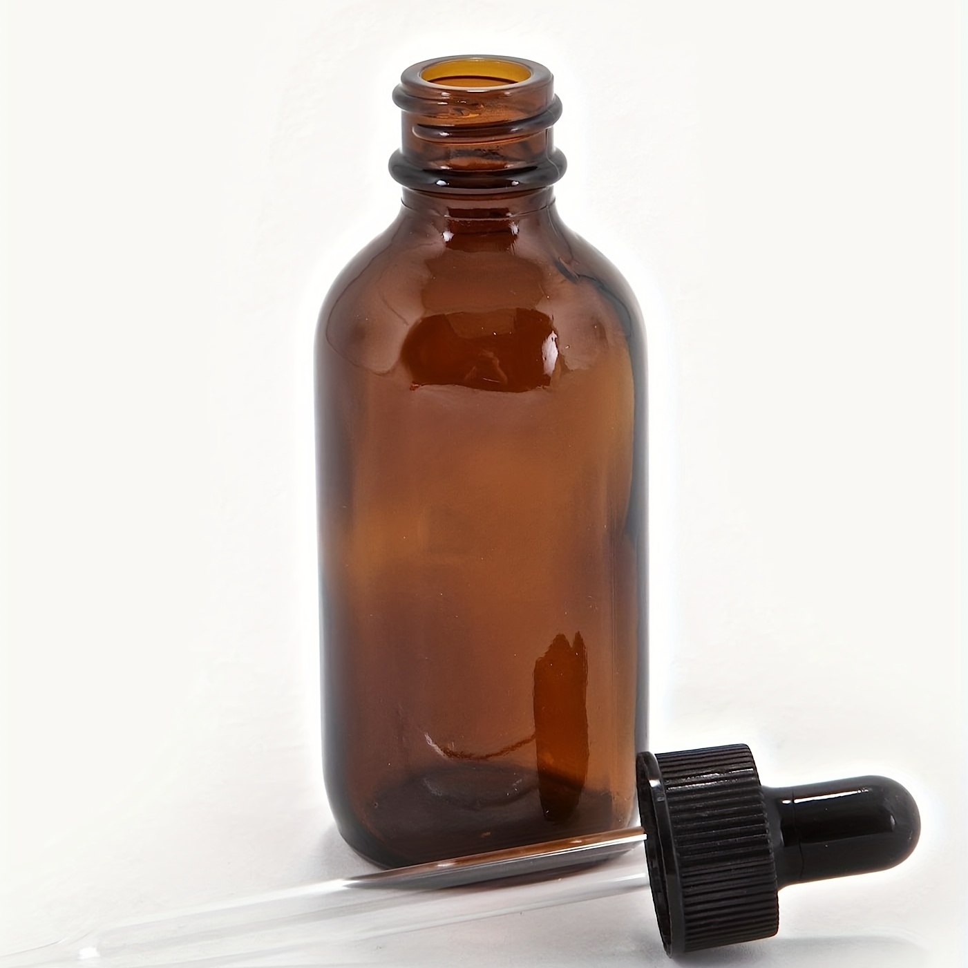 1oz / 30ML  Amber Glass Dropper Bottles Glass Eye Dropper 30ml For Essential Oils, Liquids, Glass Tincture Bottles, Leakproof Travel Bottles for commercial/ salon