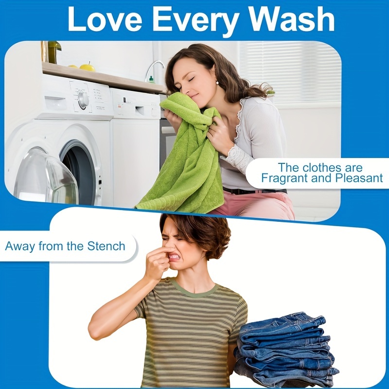 30 Pcs New liquid-free technology laundry tablets, super value pack portable laundry bubble paper, strong cleaning without damaging clothes and leaving no residue, economical and portable laundry method, essential cleaning tool for home travel and  Hiking