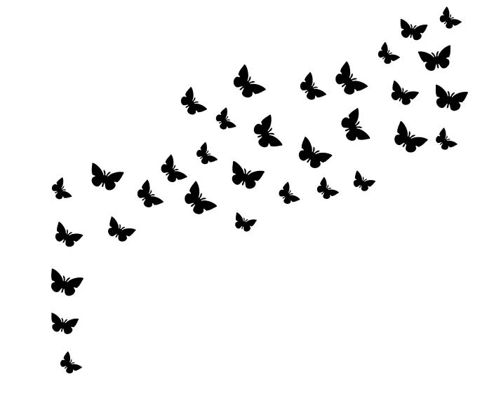 30-Piece Set of Flying Wooden Butterflies – Beautiful 3D Wall Décor for Kids’ Bedrooms, DIY Room Makeover, Nature-Inspired Home Decoration, and Creative Art & Craft Projects