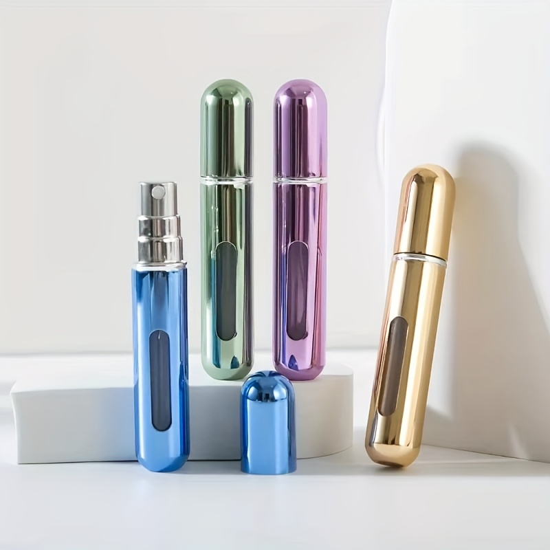 YM Traders-Mini Refillable Perfume Spray Bottle (5ml) – Pocket-Sized Travel Atomizer, Reusable & Leakproof for On-The-Go