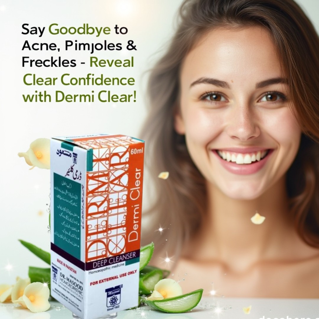 Powerful Herbal Skin Cleanser for Acne, Pimples, Freckles & Blemishes – Natural Antiseptic Toner & Makeup Remover with Anti-Ageing & Astringent Properties – For Clear, Glowing & Healthy Skin – 60ml