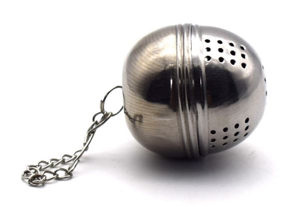 Spice, Herb,Tea and Seasoning Filter Ball with Hanging Hook - Stainless Steel Ball Tea Infuser Mesh Filter Strainer w/hook Loose Tea Leaf Spice Ball with Rope chain Home Kitchen Tools