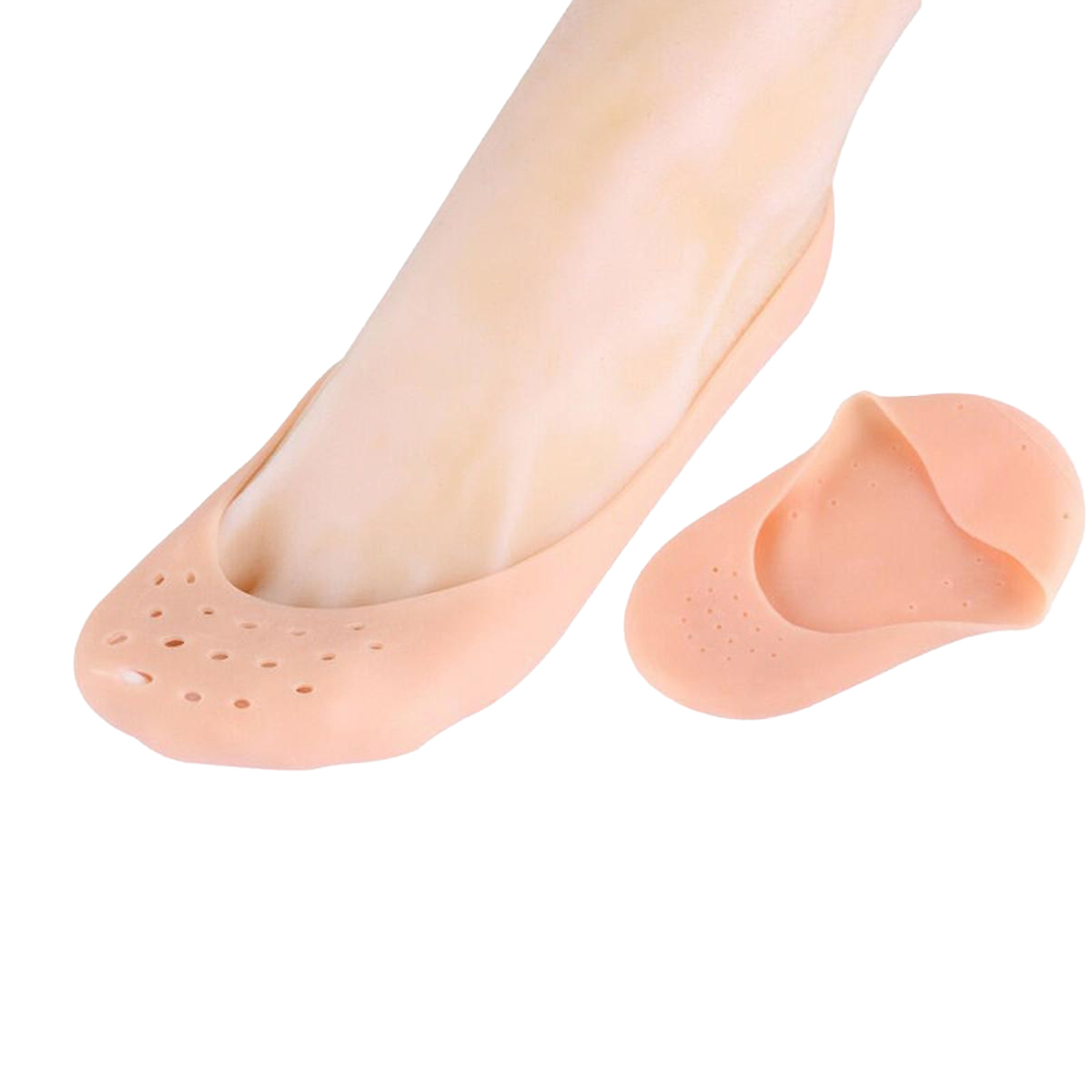 Heel Anti-Crack Socks Silicone Moisturizing Gel to Eliminate Cracks Feet Skin Care 1 PAIR Gel Socks