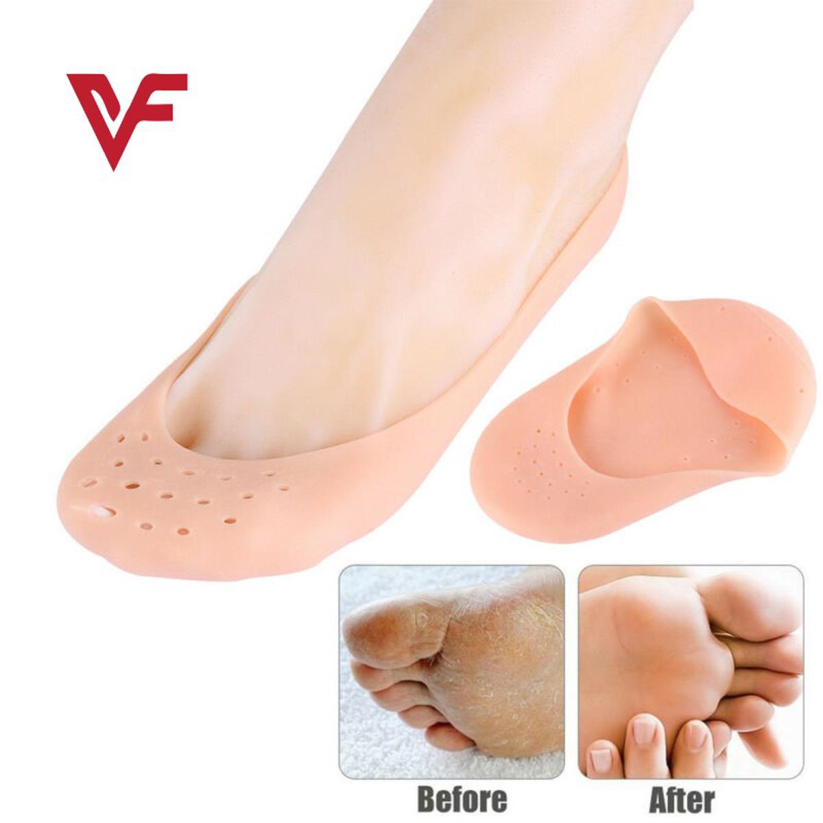 Heel Anti-Crack Socks Silicone Moisturizing Gel to Eliminate Cracks Feet Skin Care 1 PAIR Gel Socks