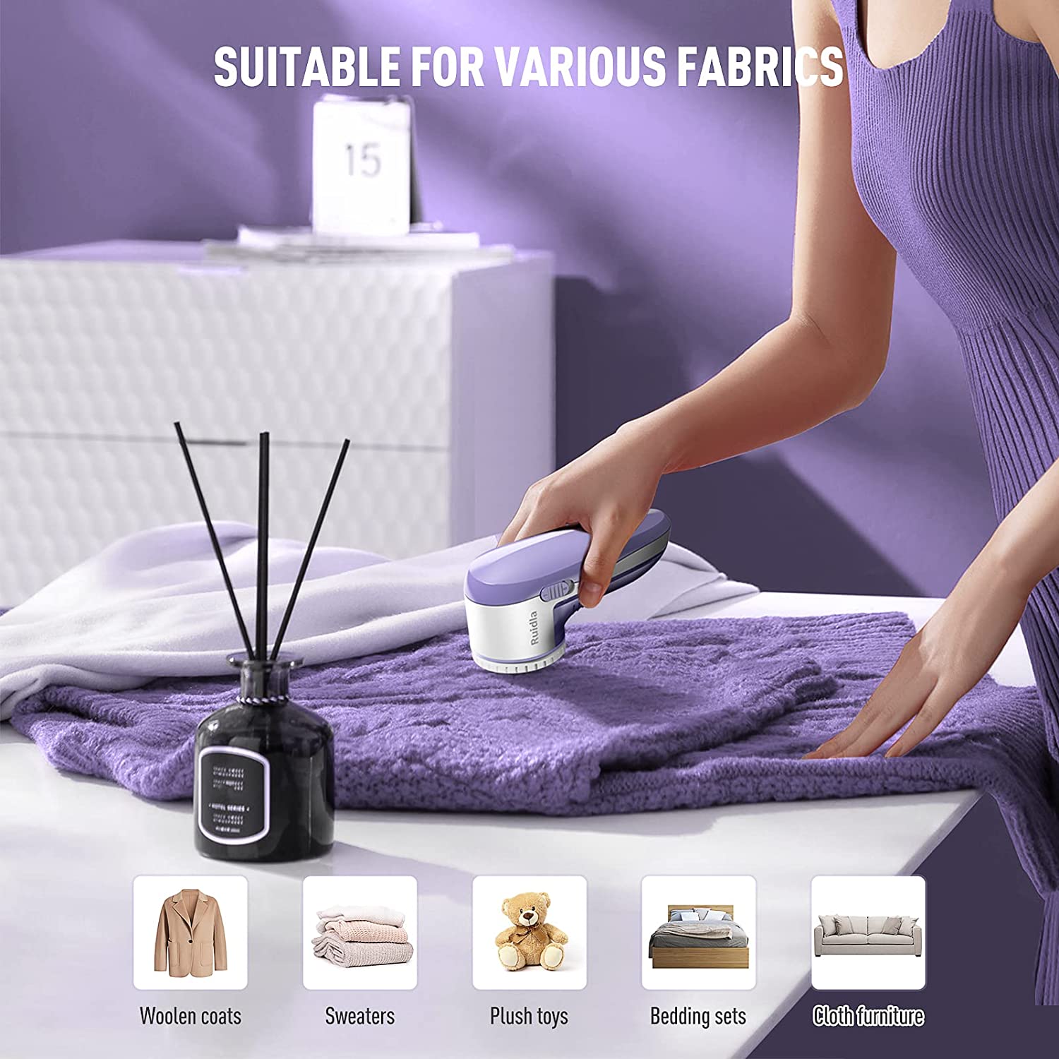 Electric Lint Remover For Clothes, Sweater, Knitwear Wool And Fabrics Electric Fabric Fuzz Cleaner Fabric Shaver Lint Remover Lint Shaver Efficiently Remove Lints From Fabrics, Clothes, Upholstery