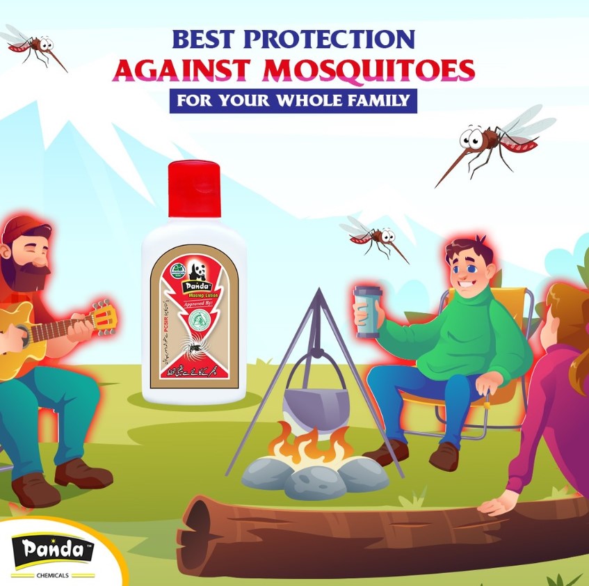Panda Mosrep Lotion Small 100 Ml Mosquito Repellant Lotion Protection from Dengue & Malaria Mosquitos Repellent Lotion For Travel and Outdoor Up To 7 hours of protection from All types of Mosquito Mosquito Repellent Cream 100ml - Approved By PCSIR
