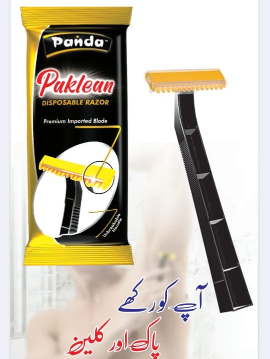 PANDA Razor for Men - Disposable Razor Single Blade Disposable Shaving Razor Single Original Razors For Under Shave And Other Shaving Purposes Hygienic Razor with Comb Disposable Body Razor