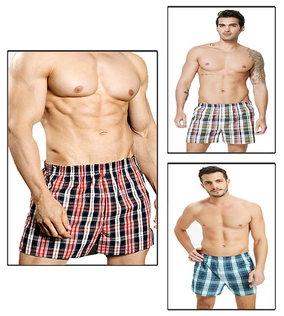 Best Quality Checkered Boxer Shorts for Men/Boys