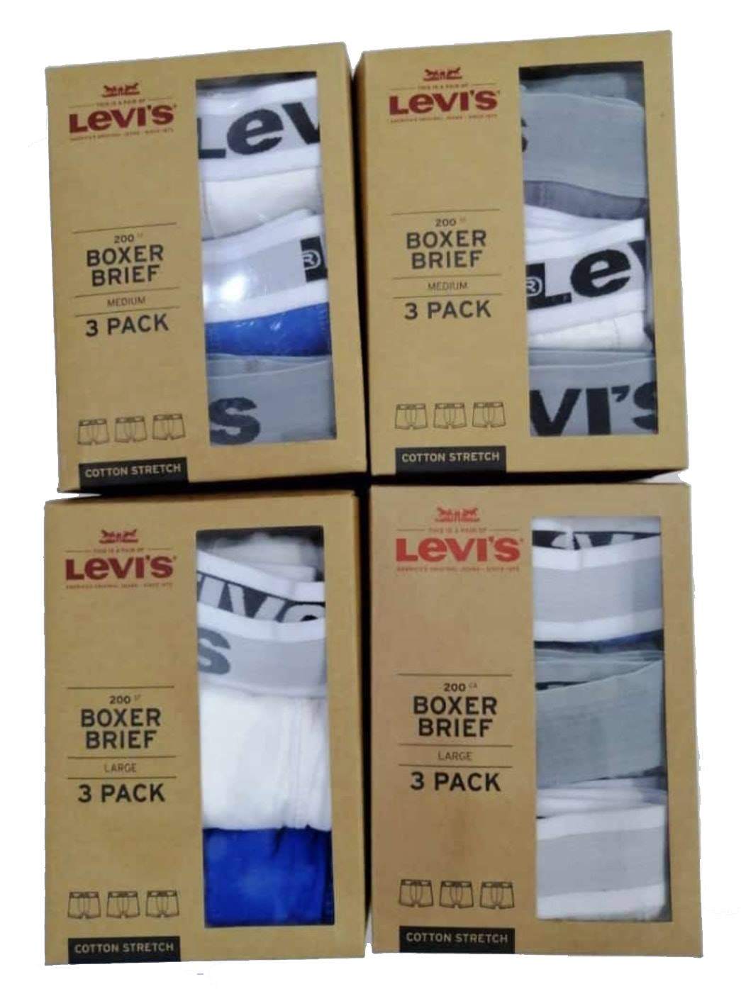 Pack of 3 –Branded Levi's Boxer for Men/Boys