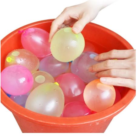 Pack Of 100 - Small Water Balloons - Water Fight Colorful Mini Latex Water Balloons For Children Beach Sand Toy Party Balloons Outdoor Toys Balloon Summer Game