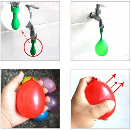 Pack Of 100 - Small Water Balloons - Water Fight Colorful Mini Latex Water Balloons For Children Beach Sand Toy Party Balloons Outdoor Toys Balloon Summer Game
