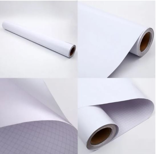Large White Marker board Sticker Paper DIY Whiteboard Wall Adhesive Contact Paper Roll White Board For Kids Whiteboad Sticker For Wall Paper Sheet PVC Waterproof