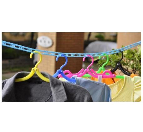 Nylon Hanging Rope Clothes Hangers Plastic Antiskid Clothesline Drying Rope Windproof Drying Rope Cloth Rope Cloth line for Cloth Dry Kapre Sukane wali Rasi