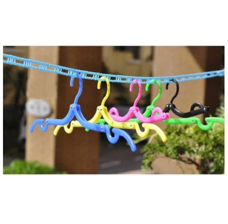 Nylon Hanging Rope Clothes Hangers Plastic Antiskid Clothesline Drying Rope Windproof Drying Rope Cloth Rope Cloth line for Cloth Dry Kapre Sukane wali Rasi