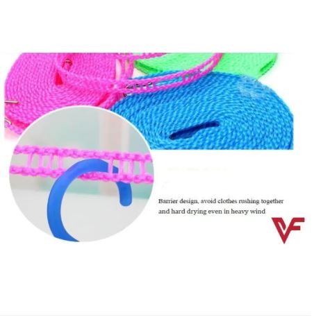 Nylon Hanging Rope Clothes Hangers Plastic Antiskid Clothesline Drying Rope Windproof Drying Rope Cloth Rope Cloth line for Cloth Dry Kapre Sukane wali Rasi